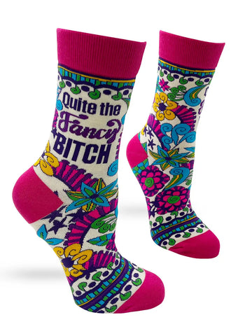 Quite The Fancy Bitch Novelty Ladies Socks