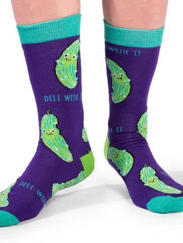 Dill with it Pickle Socks - Women's Sizing