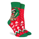 Bob Ross Christmas Socks - Women's Sizing