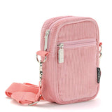 Crossbody Mini Brick Bag - Pink Corduroy