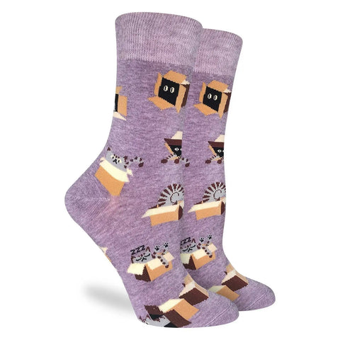 Cat in a Box Socks - Women's Sizing