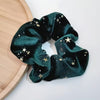 Velvet Green Star Scrunchie