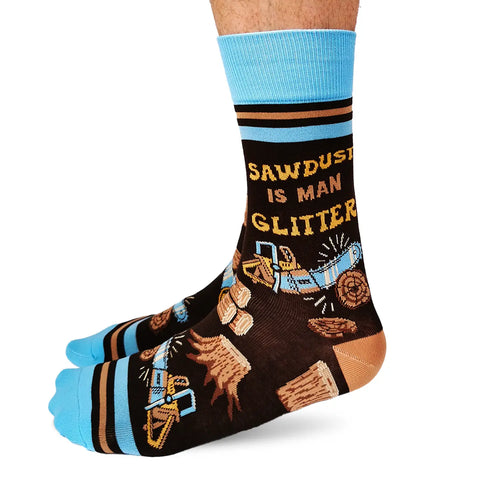 Sawdust Glitter Socks - Mens Sizing