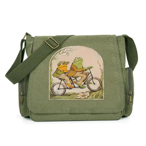 Frog and Toad Messanger Bag