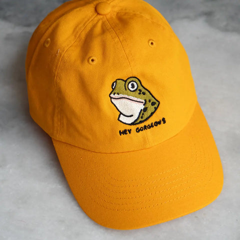 Hey Gorgeous Yellow "Dad" Cap