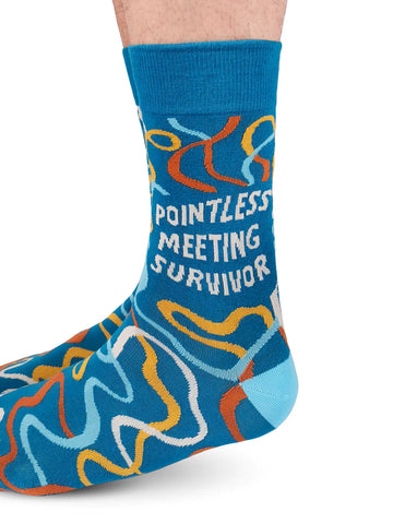 Pointless Meeting Socks - Mens Sizing