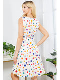 Colourful Polka Dot Dress