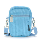Crossbody Mini Brick Bag - Blue Corduroy