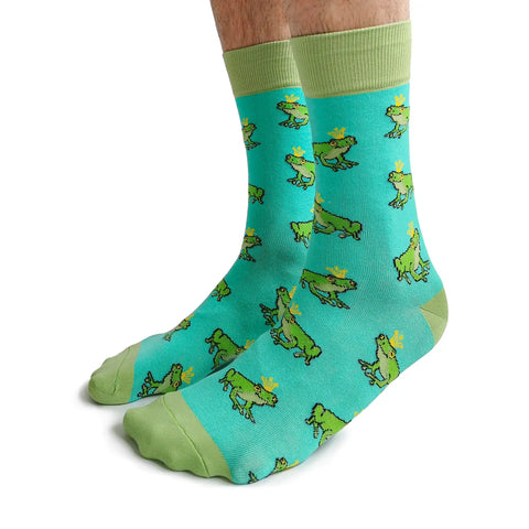 Frog Prince Socks - Mens Sizing