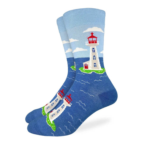 Maritime Lighthouse Socks - Men's Sizing