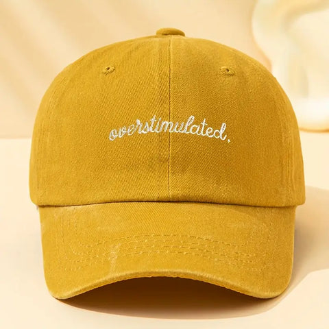 Overstimulated Embroidered Stitched Ball Cap
