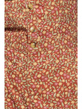Fall Leaves Print Corduroy Jumpsuit Overalls