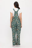 Ducks and Chicken Floral Print Overalls