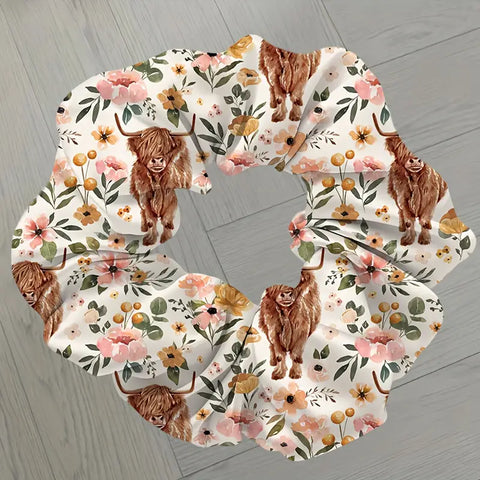 Highland Cow Scrunchies
