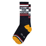 Horny For Hockey Gym Socks