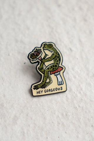 Hey Gorgeous Enamel Pin