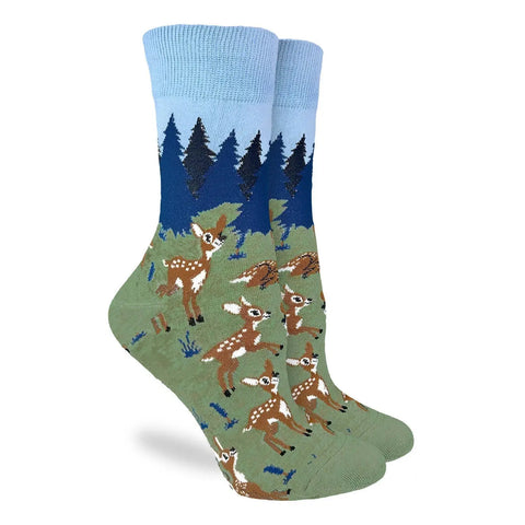 Deer Fawn Socks - Women's Sizing