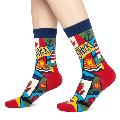 New Brunswick Maritime Coastal Unisex Fit Socks