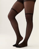 Fishnet effect Over the Knee Tights