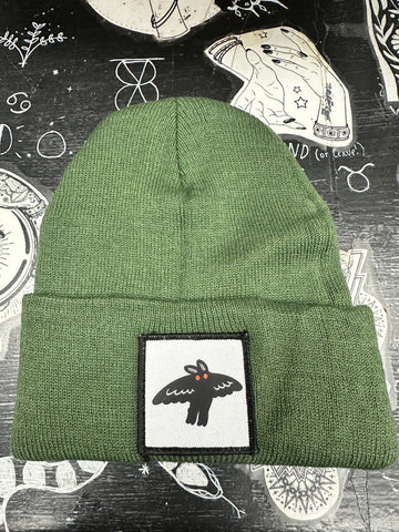 Patched Mothman Beanie