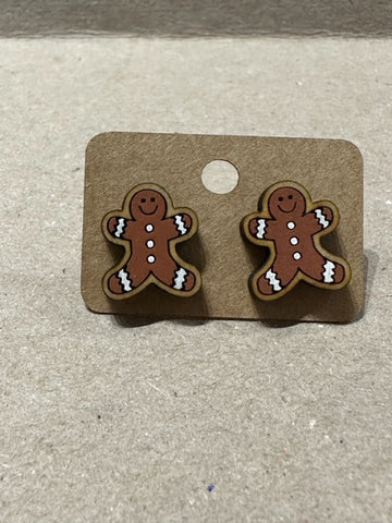 Ginger Bread Wooden Studs