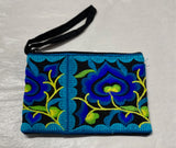 Vibrant Embroidered Change Purse