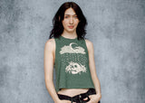 Storm and Skull Cropped Muscle Tank