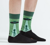 "I Believe" Alien Crew Socks - Men's Sizing