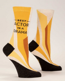 Best Actor in a Drama Crew Length Socks