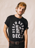 Death Before Decaf Unisex T-Shirt
