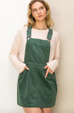 Corduroy Overall Dress - Assorted Colours