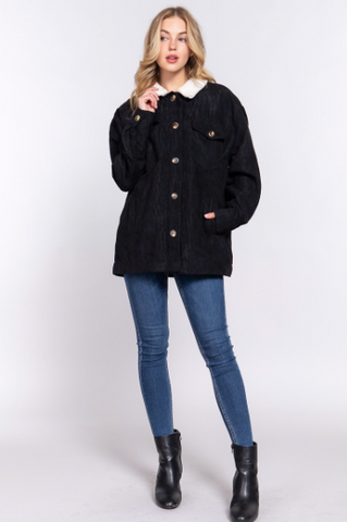 Corduroy lined jacket sales womens