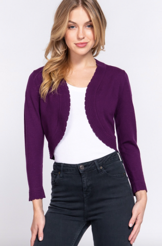 Bolero sweater long sleeve hot sale