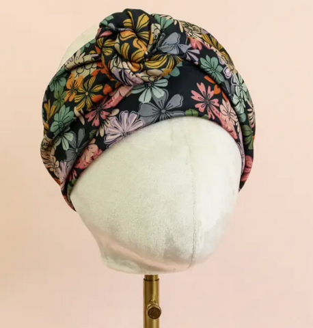 Medici Floral Wrap and Tuck Style Head Band