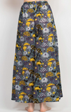 Mushroom Print Maxi Skirt