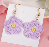 Assorted Crochet Flower Earrings