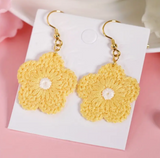 Assorted Crochet Flower Earrings