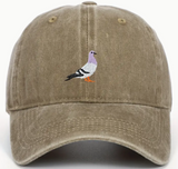 Embroidered Pigeon Dad Hat Ball Caps