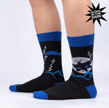 Mothman Believes in You Crew Socks - Men's Sizing