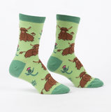 Hardy Highland Cow Crew Socks