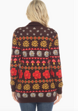 Fair Isle Mushroom Cardigan - Assorted Colours