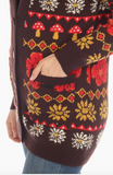 Fair Isle Mushroom Cardigan - Assorted Colours