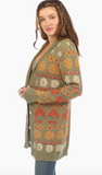 Fair Isle Mushroom Cardigan - Assorted Colours