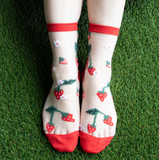 Berry Cute Sheer Socks