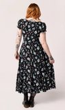 Mystical Mushroom Midi Dress