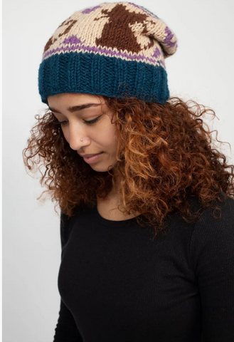 Cat Love Slouchy Beanie