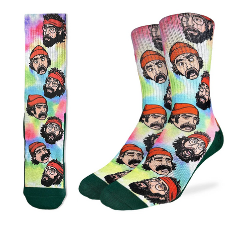 Cheech & Chong, Tie-Dye Active Fit Socks - Men's Sizing