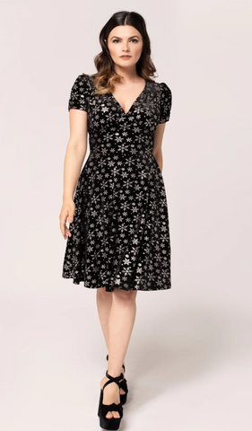 Eve Snowflake Swing Dress