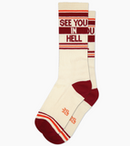 See You in Hell Gym Socks