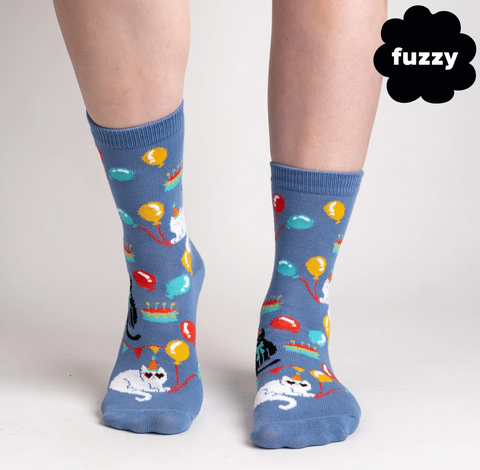 A Purr-fect Day Crew Socks